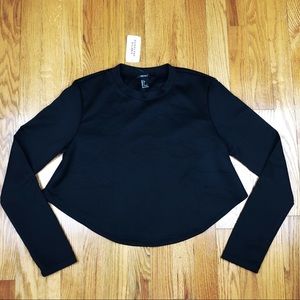 Forever 21 Crop too long sleeve NWT